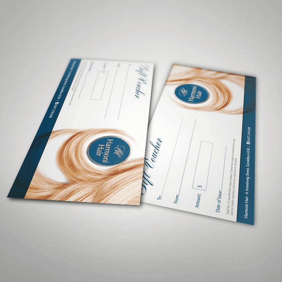 portfolio - gift voucher - printing - graphic design