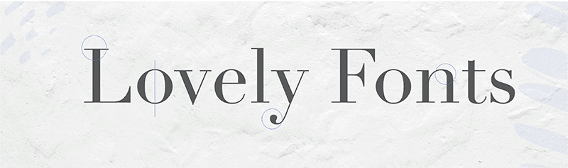 modern - branding design - font choices