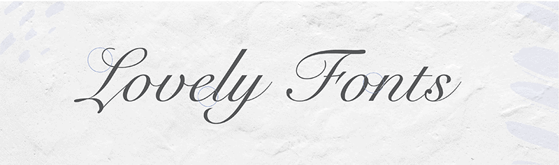 script - branding design - font choices