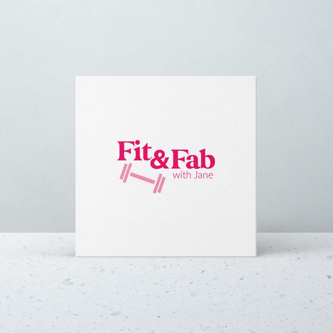fit and fab with Jane - portfolio - branding - printing - graphic design