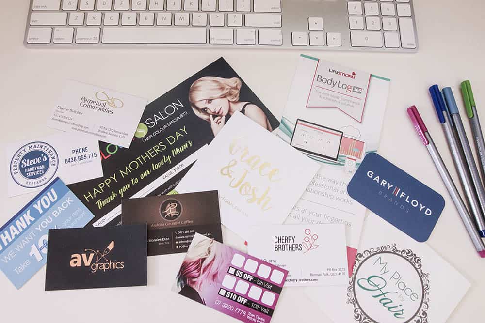 graphic design services for flyers, brochures, business cards, annual reports, packaging and labels.