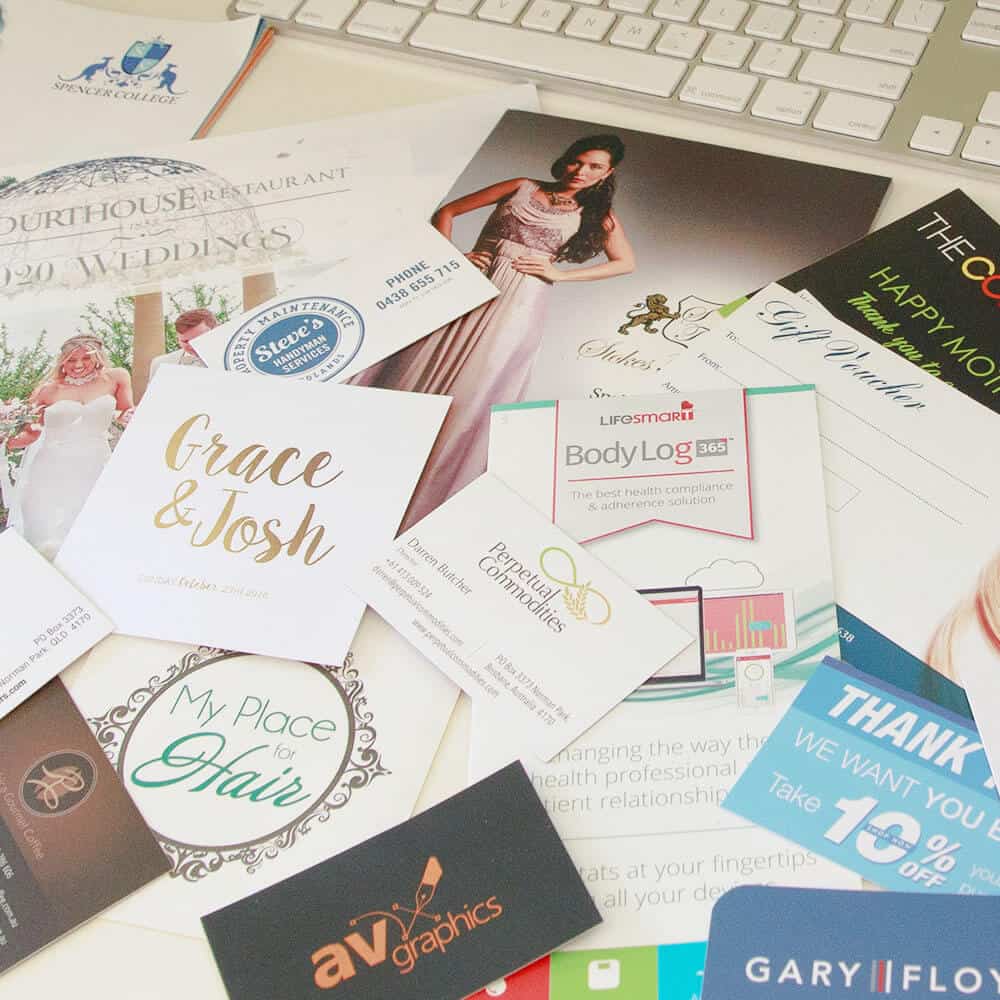 contact me for graphic or web design services - printing